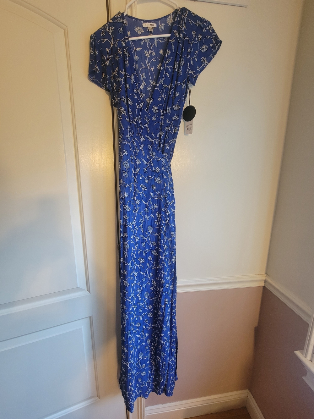 Amuse Society Summer Safari Wrap Maxi Dress Size XS New With Tags!